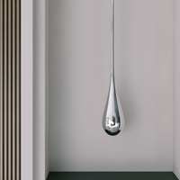 Ornements décoratifs en forme de goutte d'eau pour l'entrée du salon, salle d'exposition, œuvres d'art créatives suspendues au plafond