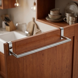 Stainless Steel Bathroom <strong>Towel</strong> <strong>Rail</strong> <strong>Over</strong> <strong>Door</strong> Heater <strong>Towel</strong> Rack with Brass Material for Hotels - Product Image 3