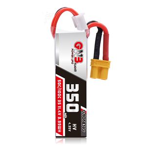 LiPo batterie GNB GAONENG 3S 350mAH 11.4V <span class=keywords><strong>50c</strong></span>, XT30 HV LiPo, Micro FPV, Drone de course, quadricoptère - Product Image 1