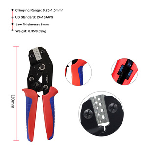 Ratchet <b>Crimping</b> Pliers, Multi-size Terminal Crimper <b>Tool</b> for Insulated & Non-insulated Electrical <b>Wire</b> Terminals <b>Crimping</b> - Product Image 6