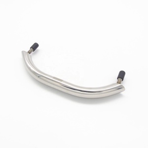 Xiamen sol Marina fabricante inoxidable pulido pesado Oval barco Marina ASA carril de <span class=keywords><strong>mano</strong></span> con brida de - Product Image 2