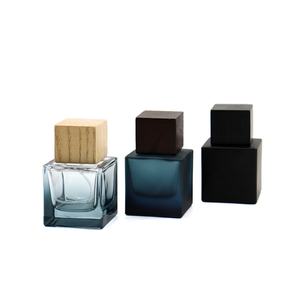 Custom Empty 50ml Luxury Refillable Glass <b>Perfume</b> <b>Spray</b> <b>Bottle</b> with logo Printing Gradient Fragrance <b>Perfume</b> Container - Product Image 2