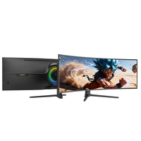 Nouvelle promotion haut de gamme populaire Super large 49 pouces 144hz écran incurvé TFT 4K 1ms moniteur de jeu de réponse
