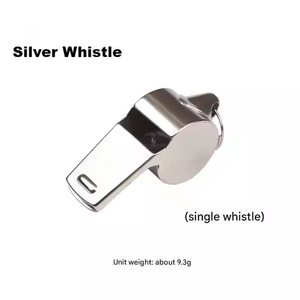 Sifflet en métal en acier inoxydable Portable pour arbitre de sport Camping randonnée entraînement de sauvetage en plein air Cheerleading - Product Image 5