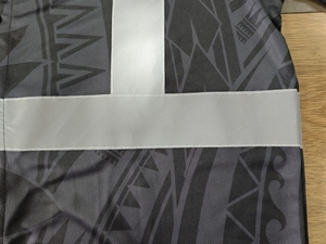 PUREカスタムHi Visハワイポロシャツフルボタン反射安全作業服ポロシャツカスタムプリント柄フラワーシャツ - Product Image 6