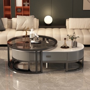 <span class=keywords><strong>Table</strong></span> basse pliable minimaliste haut <span class=keywords><strong>de</strong></span> gamme en pierre, petite <span class=keywords><strong>table</strong></span> à thé simple pour appartement <span class=keywords><strong>de</strong></span> luxe ou salon - Product Image 5