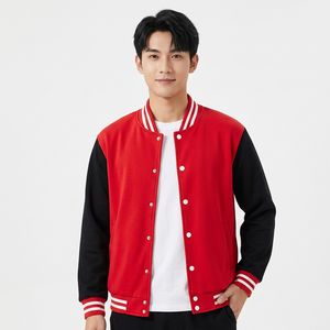 Veste de sport scolaire décontractée, écologique, respirante, d'hiver, en gros, pour garçons, veste de baseball, veste de rue, veste universitaire - Product Image 4