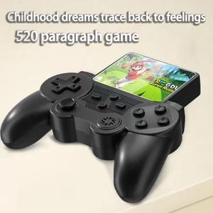 Consola de <span class=keywords><strong>videojuegos</strong></span> de recreación familiar S20, Mini TV, salida AV portátil, Retro, 520 juegos clásicos integrados, Gamepad Dual, reproductor de juegos - Product Image 2