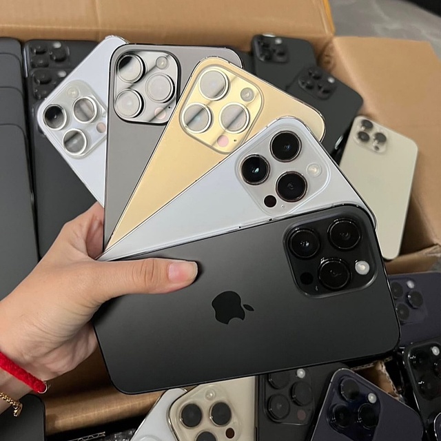 Used A+ High-quality for iPhone 14 Pro Original Unlocked 128GB/256GB/512GB/1TB with Color Box Accessories Set Quick Shipping