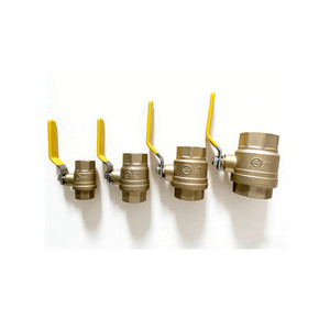 Valvola in ottone NPT a passaggio intero da 1-1/4 pollici per assemblaggio in camion 600WOG - Product Image 1