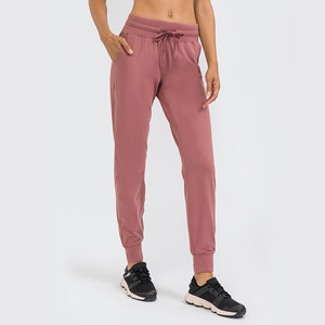 Leggings Sportivi con Tasche Laterali <span class=keywords><strong>Pantaloni</strong></span> da Jogging Atletici <span class=keywords><strong>Pantaloni</strong></span> Larghi da <span class=keywords><strong>Donna</strong></span> in Nylon <span class=keywords><strong>Pantaloni</strong></span> da Corsa Abbigliamento Sportivo - Product Image 3