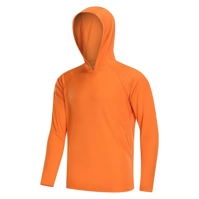 HD251Men's UPF 50+ Sun Protection Hoodie Outdoor T-Shirts Long Sleeve Climbing Running Athletic UV Shirts