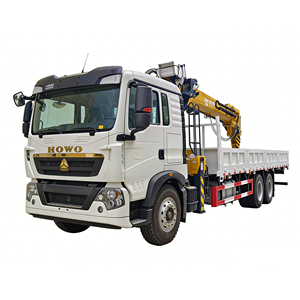 Modèle 2020, prix bas, <span class=keywords><strong>camion</strong></span> grue 6x4 12 tonnes, grue montée sur <span class=keywords><strong>camion</strong></span>, flèche à 5 sections, grue de chargement d'occasion reconditionnée - Product Image 1