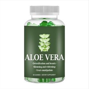 Complément alimentaire OEM à base d'extrait d'aloe vera et d'aloe-emodin en gommes pour la perte de poids et la combustion des graisses - Product Image 1