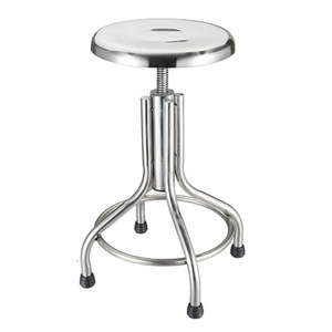 Jinbokang Stainless Steel Laboratory <b>Stool</b> <b>Adjustable</b> <b>Height</b> Three Legged Hospital Nurse Exam Chair - Product Image 1