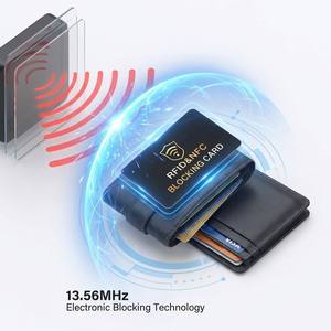 <span class=keywords><strong>Carte</strong></span> de protection RFID sécurisée pour cartes bancaires et protection des cartes d'identité intelligentes en déplacement - Product Image 6