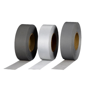 Tissu en matériau réfléchissant de largeur personnalisée pour l'uniforme de sécurité Rouleau de bande réfléchissante Tc argenté haute visibilité Ruban adhésif réfléchissant - Product Image 2