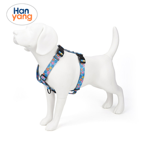 <span class=keywords><strong>Harnais</strong></span> de sécurité personnalisé OEM pour animaux de compagnie de style <span class=keywords><strong>classique</strong></span> avec logo privé sans traction pour la sangle en H pour chiens - Product Image 3