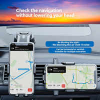 Nouveau support de téléphone pour voiture, ventouse adhésive, pliable, rotatif, résistant à la chaleur, pour tableau de bord et console centrale