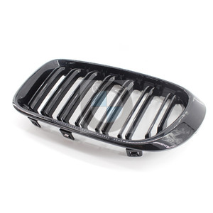 Rejilla Delantera para BMW, Negro Brillante, Doble Línea, para X3 X4 F25 F26 2014 2017, Pieza de Repuesto de Plástico ABS - Product Image 3