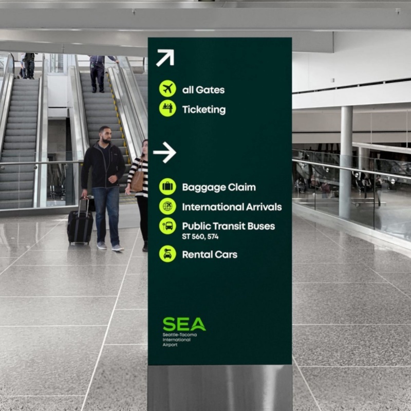 Outdoor Navigation Signboards for the Parking