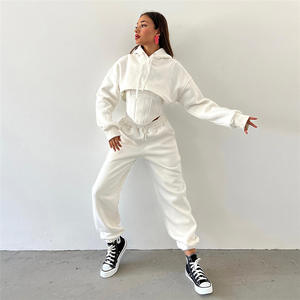 Conjunto de Tres Piezas Deportivo Informal para Mujer, Blusa con Capucha de Secado Rápido, Camisola y Pantalones a la Cintura, Novedad de Verano 2023 - Product Image 5