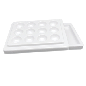 Material acrílico de porcelana de laboratorio Dental, polvo de cerámica de 12 agujeros/caja de sombra de mezcla de resina/cubierta/paleta oral - Product Image 5