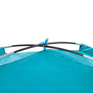 Toldo Portátil para Playa, Color Azul Pavo Real, de Una Sola Capa, con Varilla de Aleación de Aluminio, Carpa de Verano para Exteriores T S1 - Product Image 1