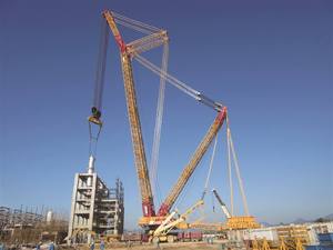 Maquinaria de Elevación, Grúa Hidráulica sobre Orugas de 55 Toneladas XGC55 con Repuestos - Product Image 6