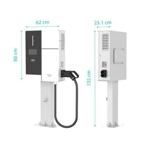 OEM Dual Type C USB Charger For Car 32A WiFi App Electric Vehicle Charging Station Floor-Mounted Station With Coche Car Battery