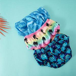Bebé Reutilizable NO MOQ 3 tamaño Pañal de natación Ajustable Un tamaño Pañales de natación de tela Orinal Pantalones de entrenamiento para bebés - Product Image 3