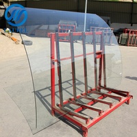 Verre trempé courbé de sécurité haute résistance pour façades de bâtiments architecturaux, murs et projets structurels