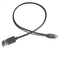 Kabel USB Tipe C 20 cm 2A, Kabel Pengisi Daya dengan Selubung PVC untuk Ponsel Android, Power Bank, Aksesoris Smartphone