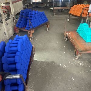 Ensemble d'haltères hexagonales pour femmes de 0,5 à 10 kg, revêtement en caoutchouc, fonte, antidérapant, poignée confortable, poids pour les bras, fitness à domicile - Product Image 6