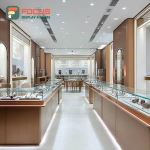 Minimalist Duty Free Jewelry Display Counter Metal Frame Jewelry Shop Display Counter - Product Image 6