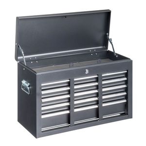 Black Iron <b>Tool</b> Storage <b>Box</b> 485X410X300mm With Keyed <b>Lock</b> - Product Image 5