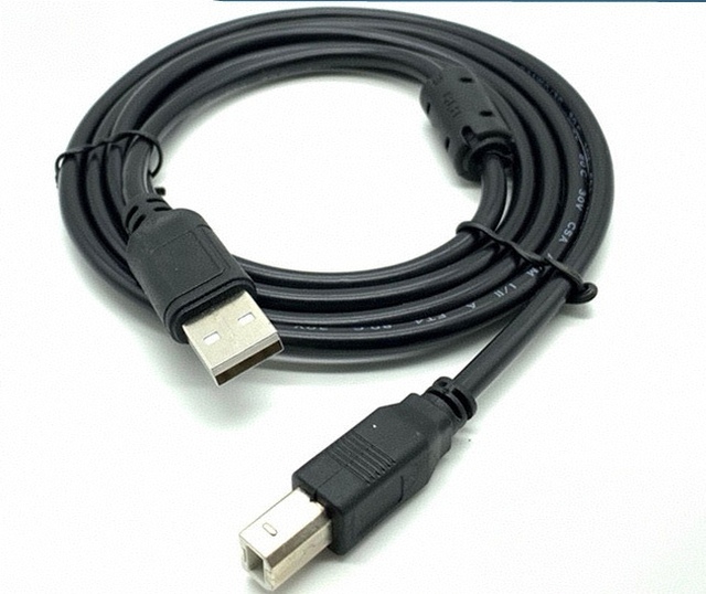 1.5m Extension Printer Cable USB 2.0 a Male to B Male Computer Wire Cable Cord Converter Connector Line for Computer PC Laptop