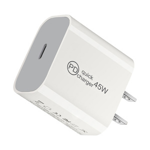 อะแดปเตอร์ชาร์จเร็ว 45W PD แบบ Type-C ปลั๊ก EU สำหรับชาร์จแล็ปท็อปและโทรศัพท์มือถือ - Product Image 1