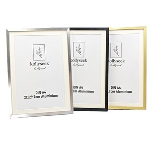 Aluminum Alloy Picture <strong>Frame</strong> A4 <strong>Photo</strong> <strong>Frame</strong> Tabletop Wall Hanging 6 <strong>7</strong> 8 <strong>10</strong> Inch 4K A3 Sizes Business License - Product Image 5