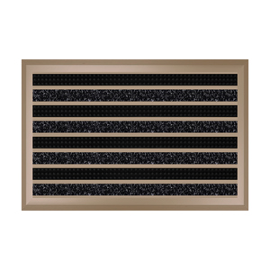 Tapis de porte d'entrée commercial <span class=keywords><strong>WD</strong></span> en plastique et acier, lavable, à motif animalier, anti-poussière - Product Image 6