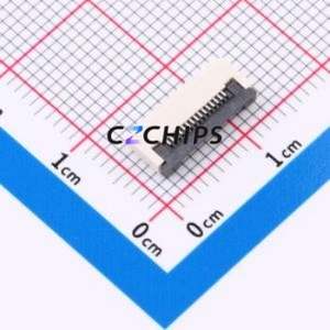 CAX-AFC01-15XCB-H2.0 FFC/FPC Connector SMD,P=0.5mm,Horizontal Mount Connector Flip Cover Type Bottom Contact 15P 0.5mm - Product Image 1