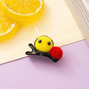 Children Cute Hair <b>Spring</b> Bee Plush Hairpin DIY Cartoon Bee Material Hair <b>Clip</b> for Kids - Product Image 4