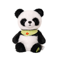 Peluche interactive parlante connectée IA électrique transfrontalière Panda Pingouin pour enfants, en polyester rembourré de PP, pour le sommeil