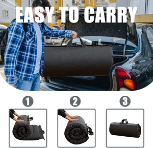 便携式可折叠蒲团床垫、防过敏面料和记忆泡沫床垫垫，适用于户外室内野营客车 - Product Image 3