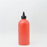 350ml, 500ml, 750ml, ml Distributeur de Sauce en plastique HDPE PET mat Bouteilles à presser de qualité alimentaire Bouteille d'huile d'olive avec bouchons à bec torsadé