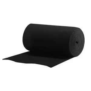 Pemasok kain serat karbon aktif kualitas tinggi bergaya paling populer kertas filter karbon aktif rol hitam