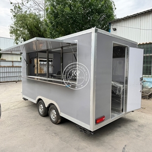 Camions à café 2025, chariot de nourriture, remorque de nourriture, chariot de nourriture en bois à vendre, remorque de restauration rapide avec CE - Product Image 2