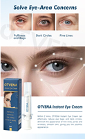 OTVENA Peptides Gel Contour des Yeux Éclaircissant Anti-Cernes et Anti-Rides Formule Crème Contour des Yeux
