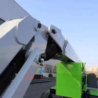 Plate-forme élévatrice à bras courbé 18M 16M, nacelle élévatrice électrique, nacelle articulée hybride
