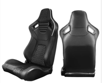 JBR 1087-Station de jeu simulateur de voiture universel de haute qualité en cuir avec coutures spéciales, siège de course réglable Sim Bucket